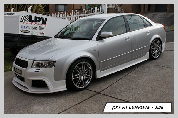 Bruno Correia Audi A4 B6 8E Regula Tuning Body kit completed dry fit install front view