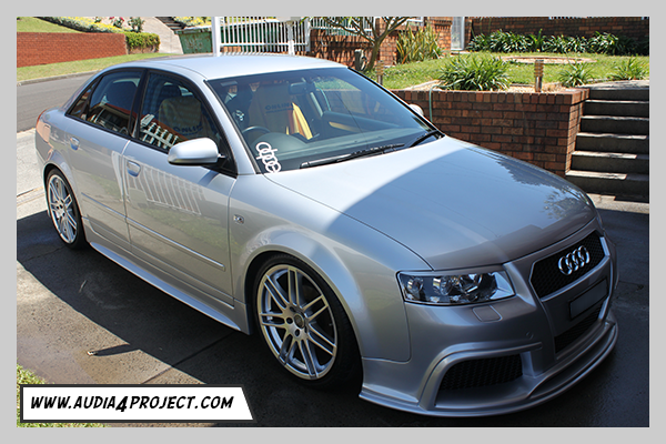 Bruno Correia Audi A4 B6 8E Regula Tuning Body kit complete painted kit installed
