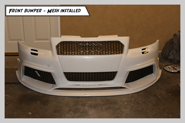 Bruno Correia Audi A4 B6 8E Regula Tuning Body kit completed front bar RS diamond mesh with the audi badge